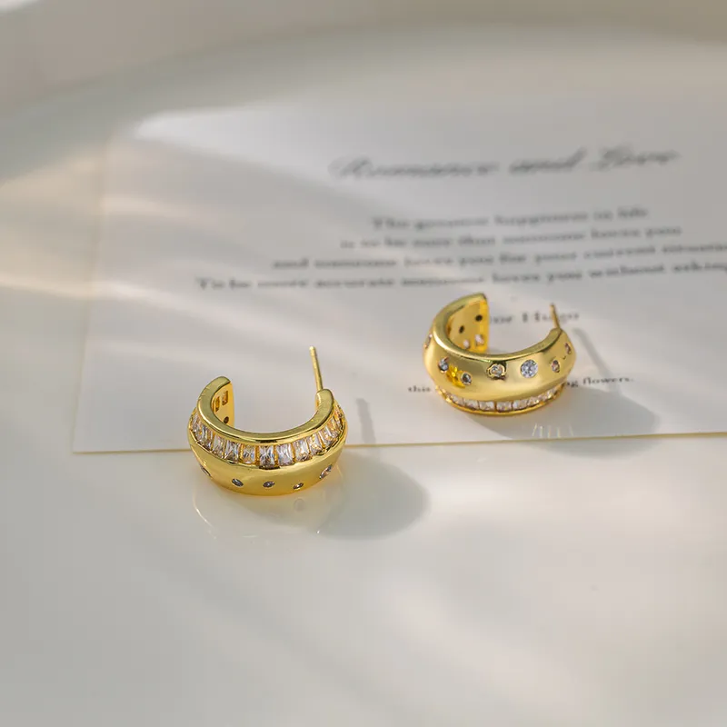 2026 Real Gold Electroplated S - Pearl Earring Stud recensie en prijs
