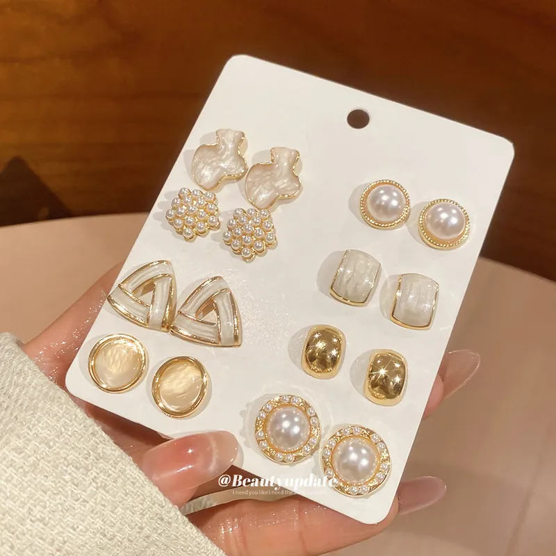 2026 Silver Needle Dripping Oi - Pearl Earring Stud recensie en prijs