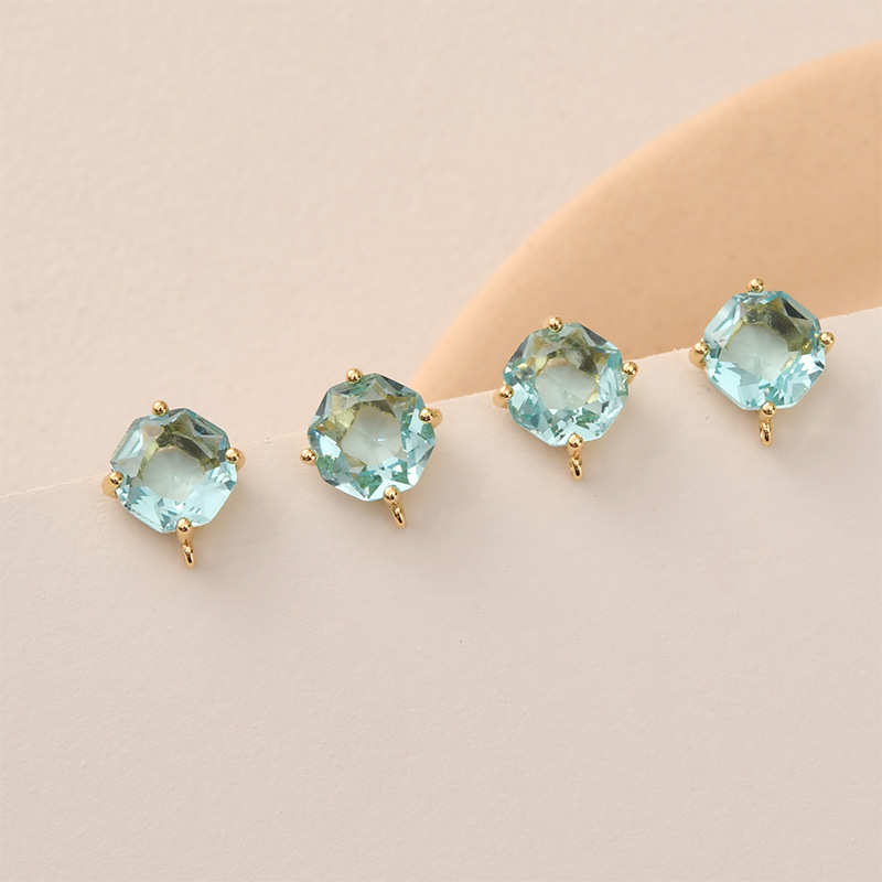 10pair Colors Faceted Square G - Pearl Earring Stud recensie en prijs