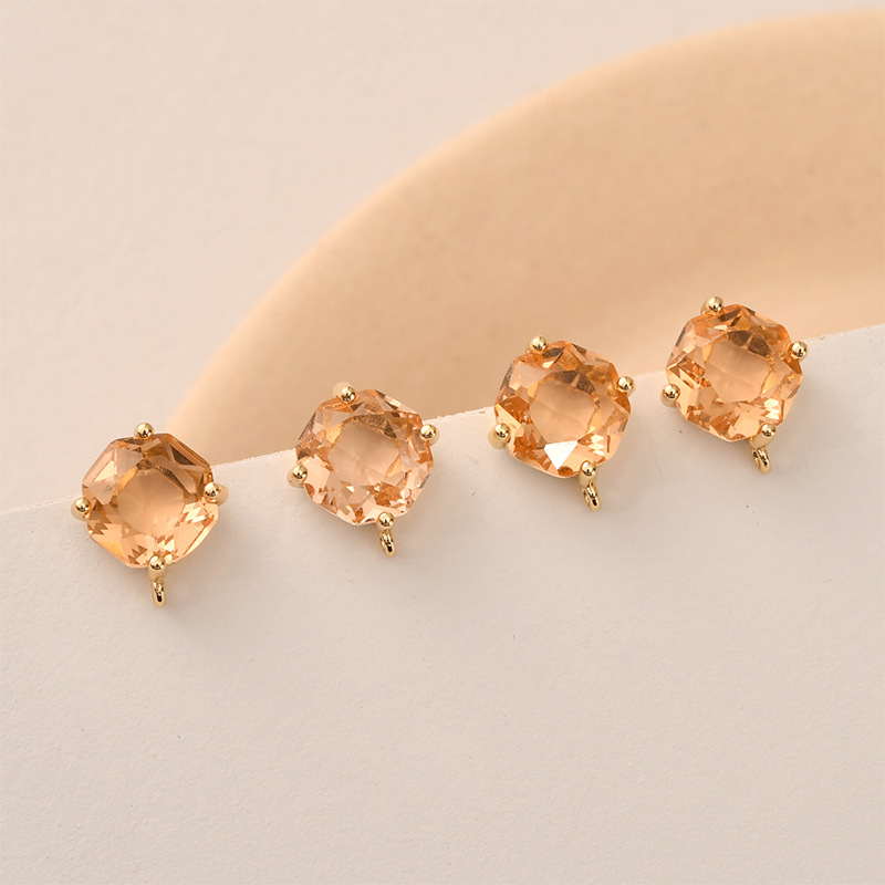 10pair Colors Faceted Square G - Pearl Earring Stud recensie en prijs