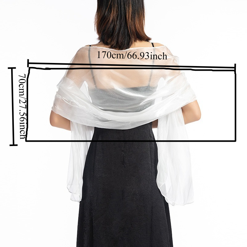 Elegant Solid Color Shawl for  - Women Formal Wear Dress recensie en prijs