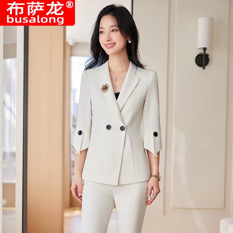 Spring Summer New Yellow Suit  - Women Formal Wear Blazer Set recensie en prijs