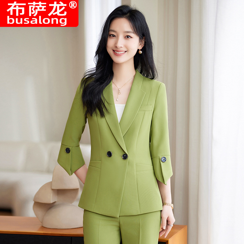 Spring Summer New Yellow Suit  - Women Formal Wear Blazer Set recensie en prijs