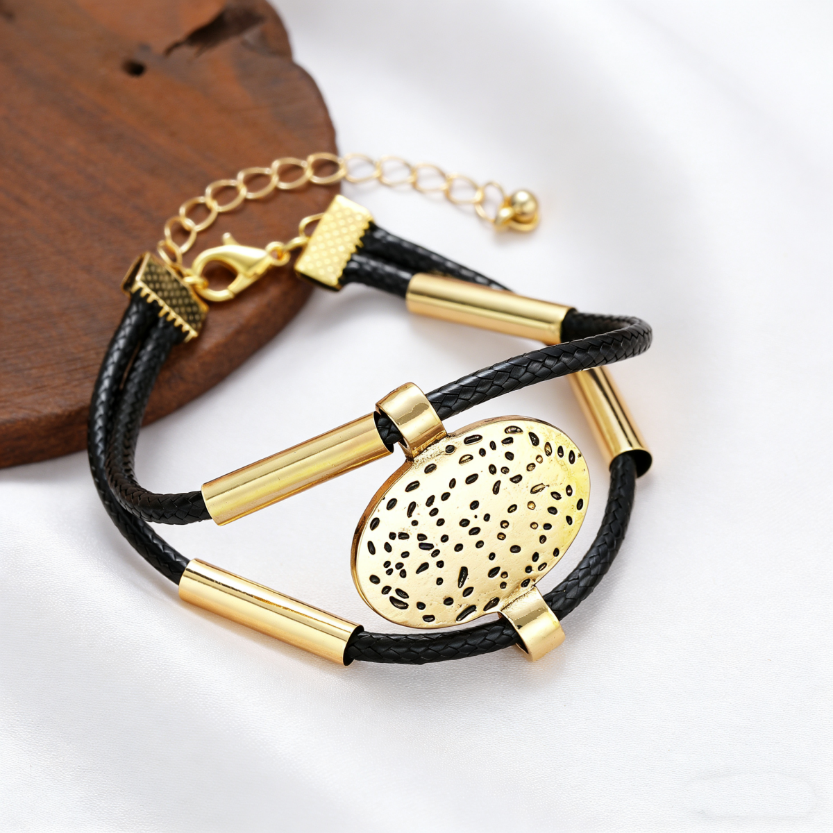 Elegant Oval Pendant Set Textu - Formal Wear Jewelry For Women recensie en prijs