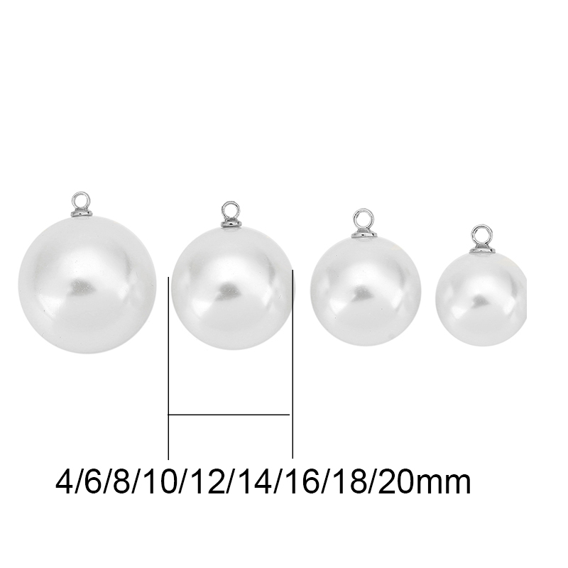 20pcs Imitation Pearl Beads Ea - Pearl Earring Stud recensie en prijs