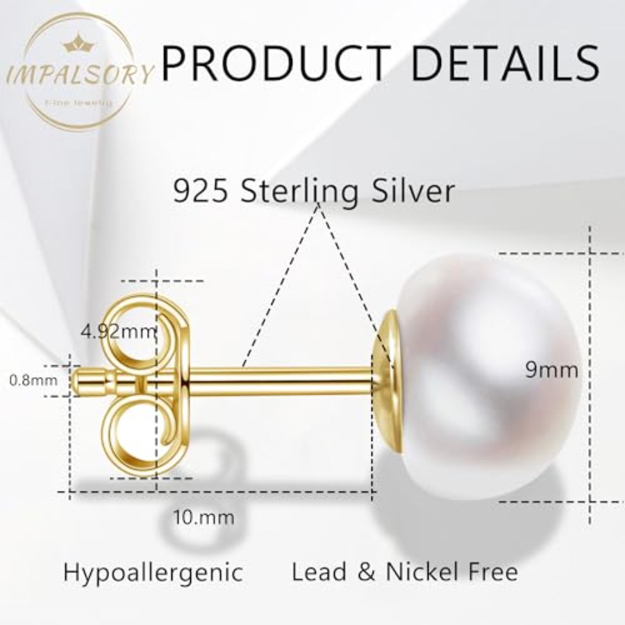 Quality Assurance Handmade Pea - Pearl Earring Stud recensie en prijs