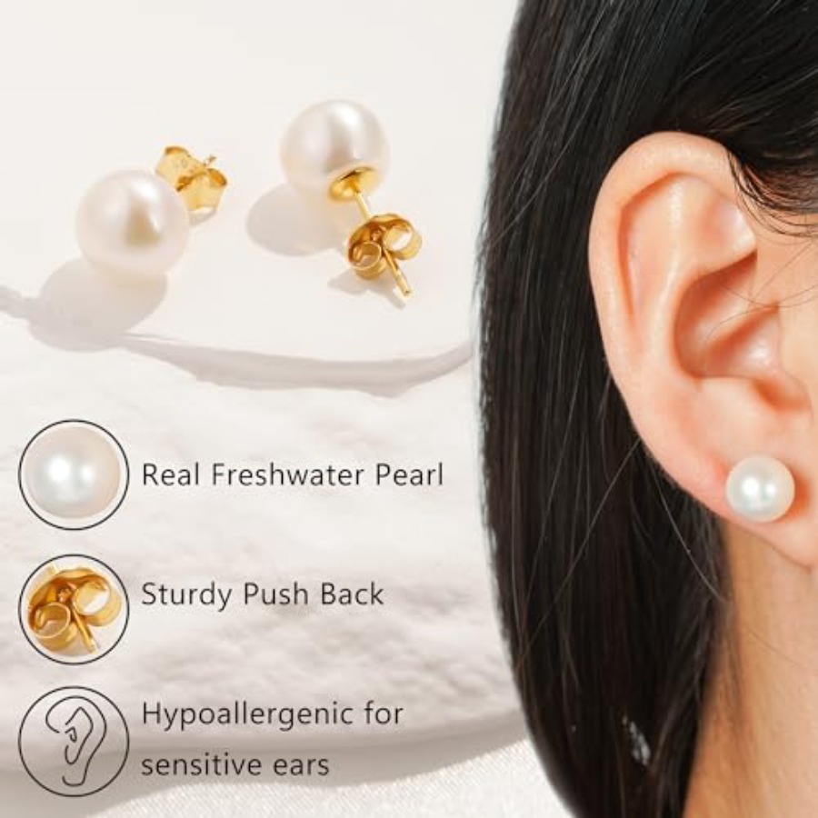 Quality Assurance Handmade Pea - Pearl Earring Stud recensie en prijs