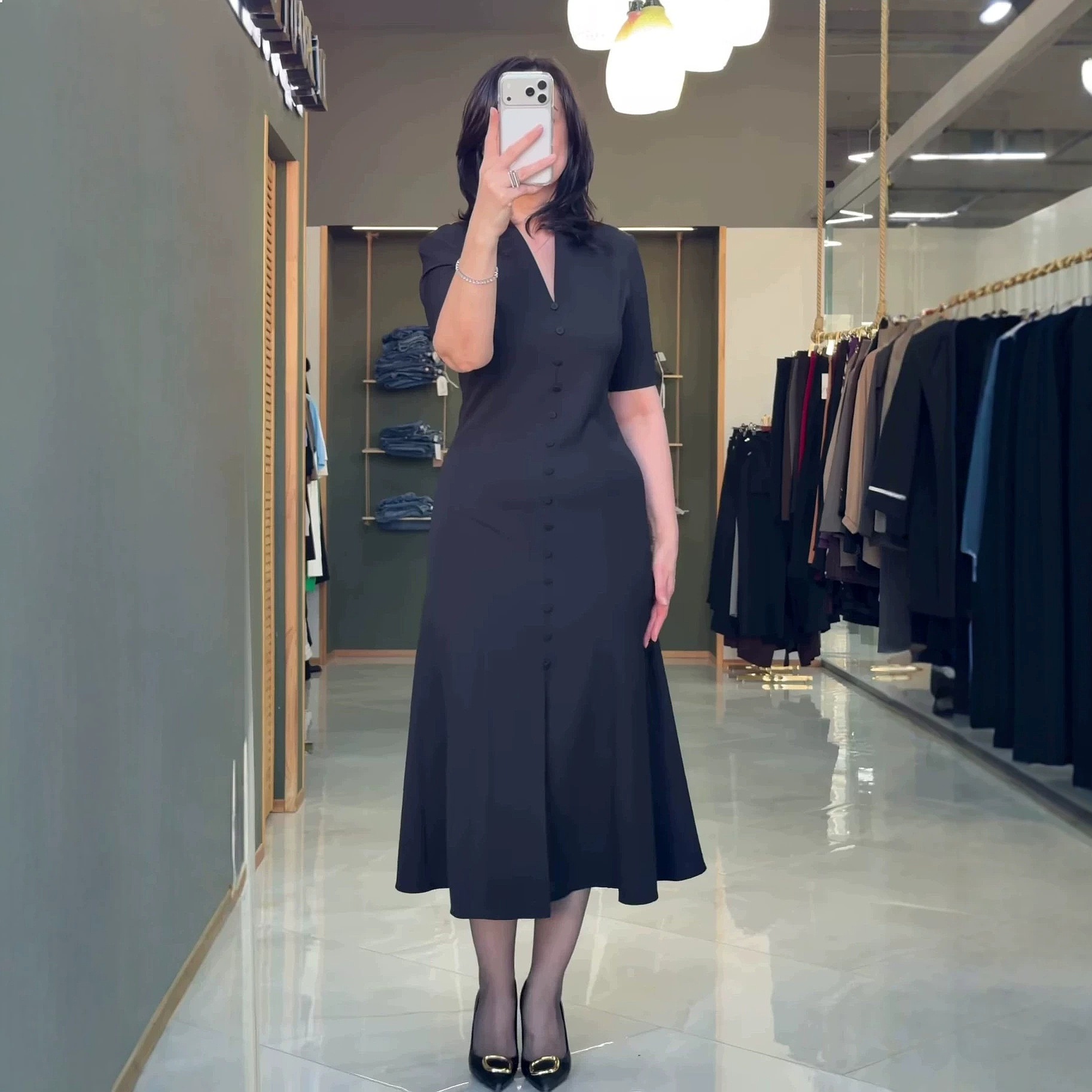 Elegant Solid Single Breasted  - Women Formal Wear Dress recensie en prijs