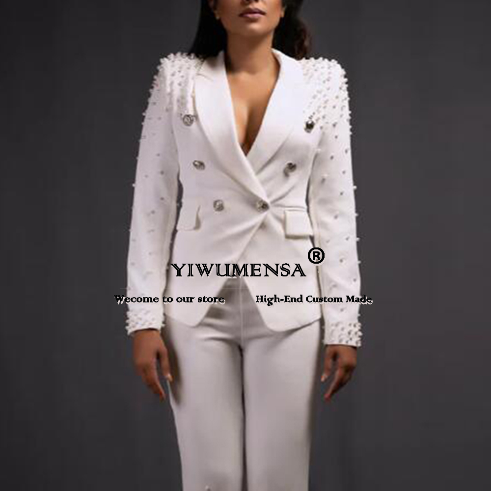 Luxury Women Pants Suits Slim  - Women Formal Wear Tailor recensie en prijs