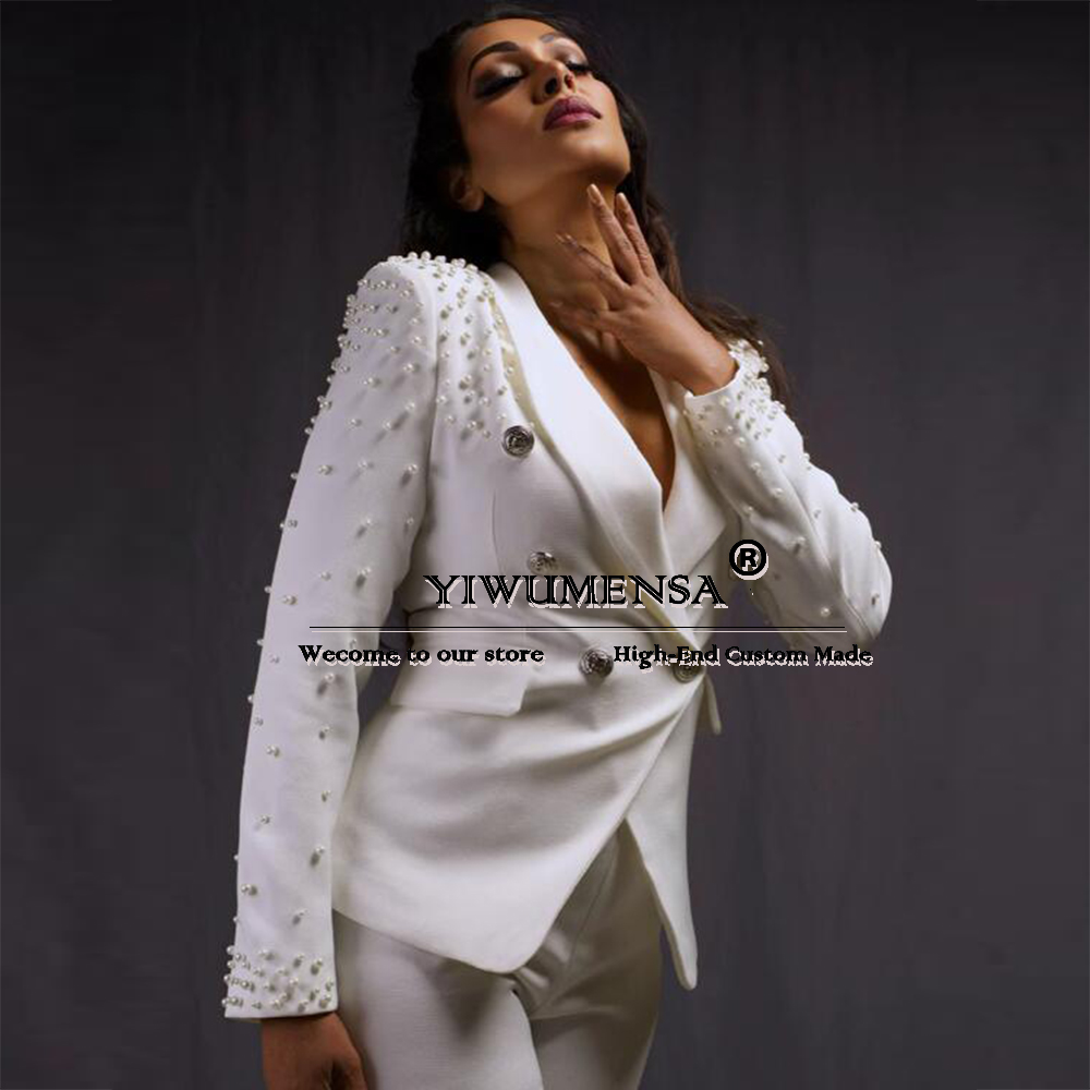 Luxury Women Pants Suits Slim  - Women Formal Wear Tailor recensie en prijs