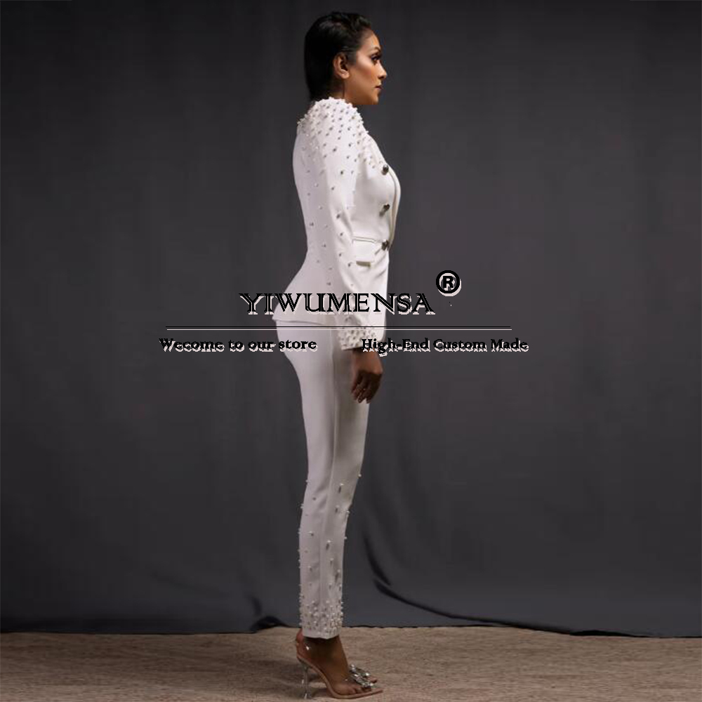 Luxury Women Pants Suits Slim  - Women Formal Wear Tailor recensie en prijs