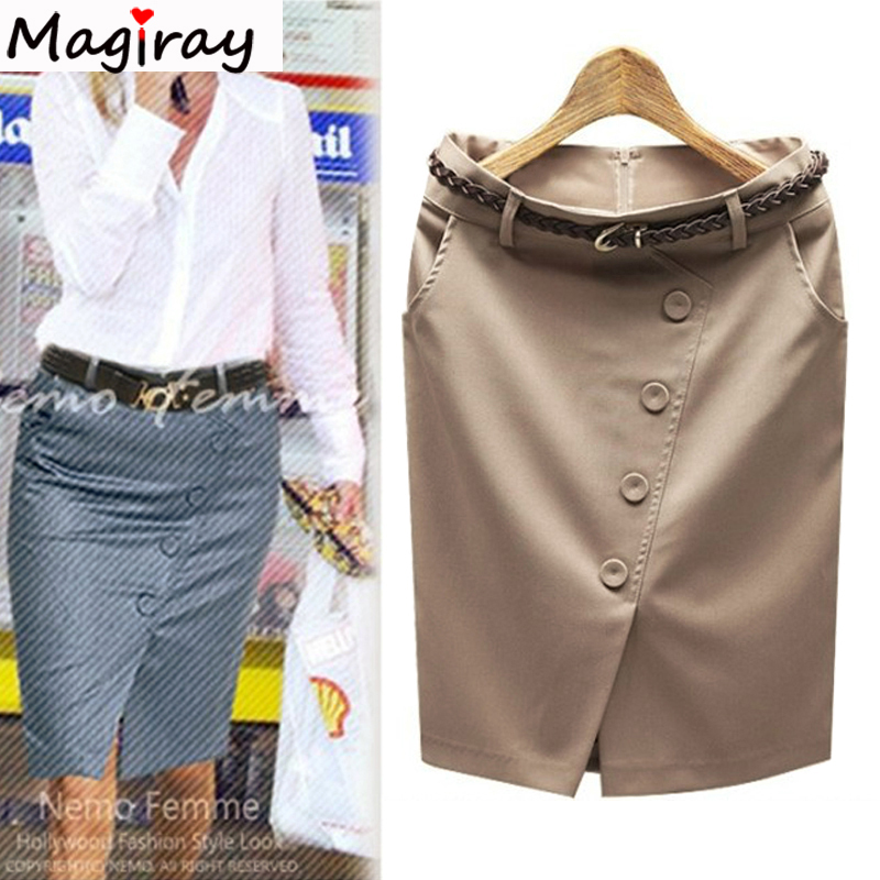Women's Button Split Hem High  - Women Formal Wear With Skirt recensie en prijs