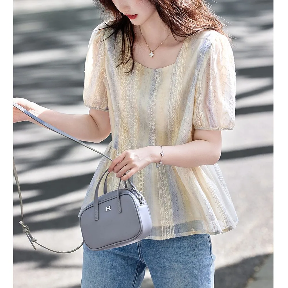 Women Korean Style Loose Puff  - Women Formal Blouses For Evening Wear recensie en prijs