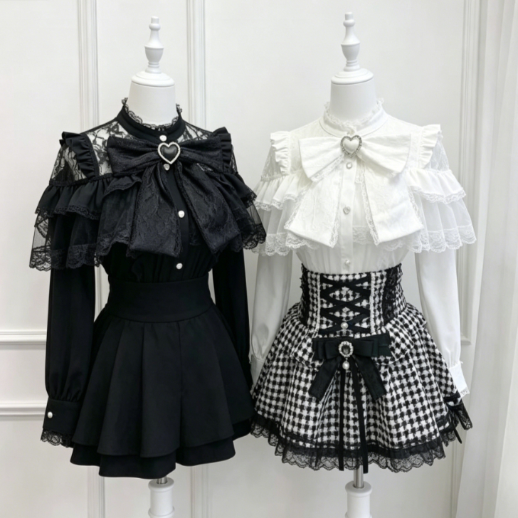 Kawaii Japanese Lolita Blouse  - Women Formal Blouses For Evening Wear recensie en prijs