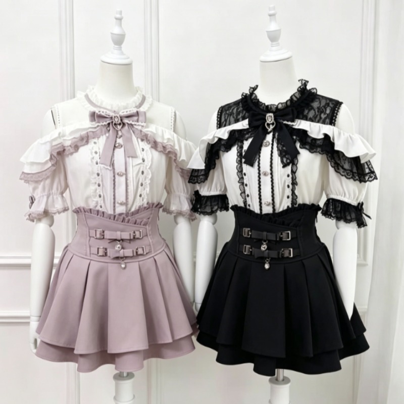 Kawaii Japanese Lolita Blouse  - Women Formal Blouses For Evening Wear recensie en prijs