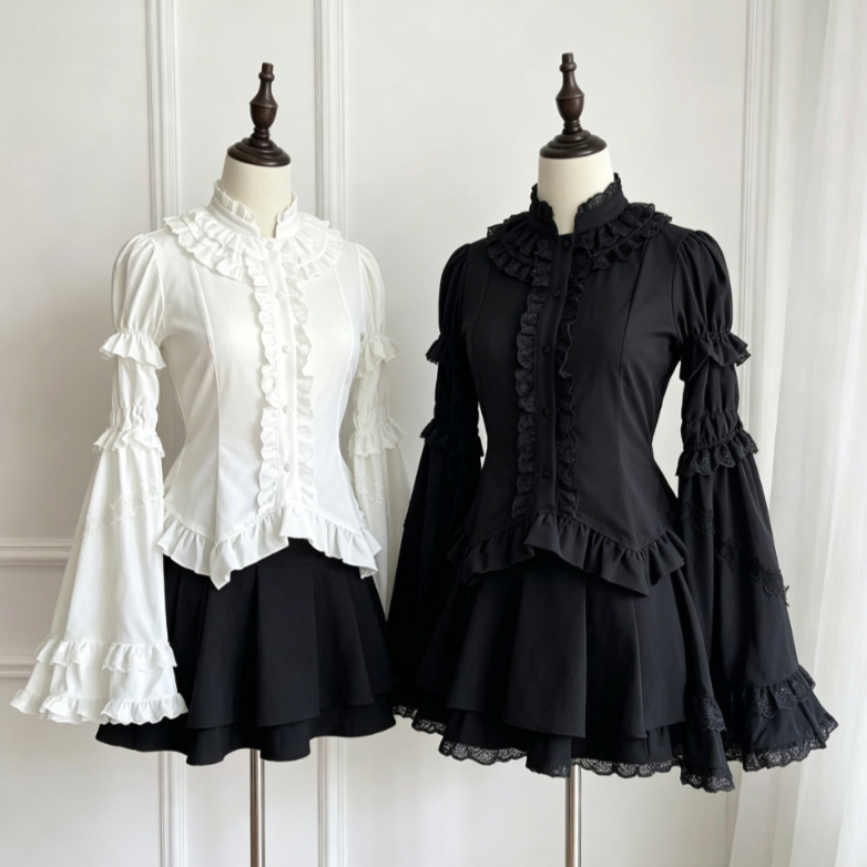 Kawaii Japanese Lolita Blouse  - Women Formal Blouses For Evening Wear recensie en prijs