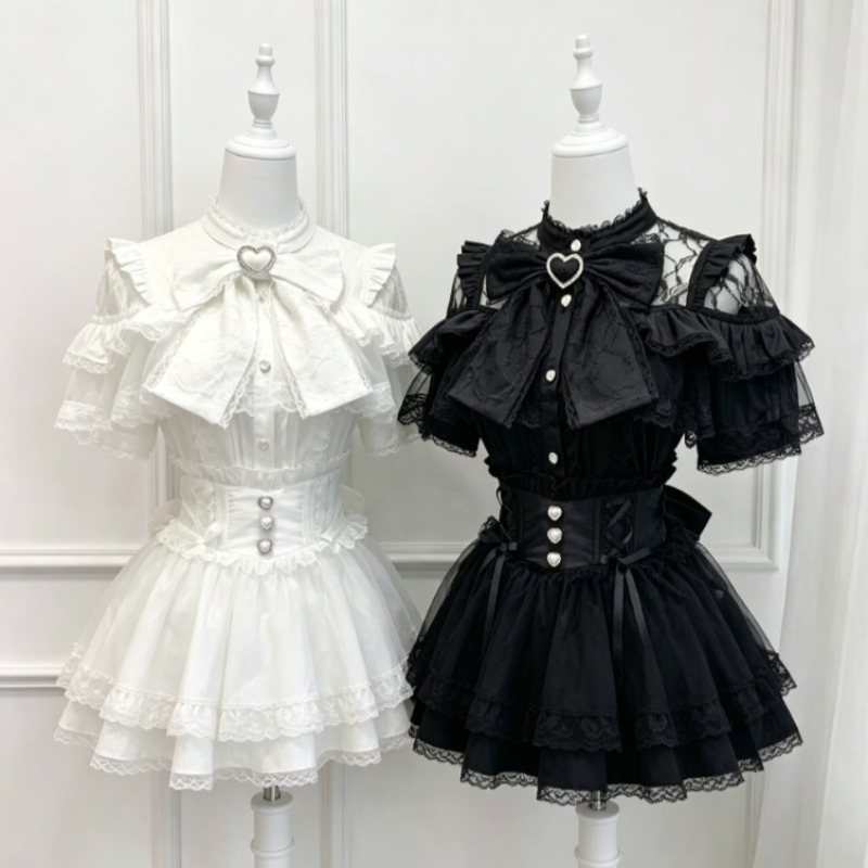 Kawaii Japanese Lolita Blouse  - Women Formal Blouses For Evening Wear recensie en prijs