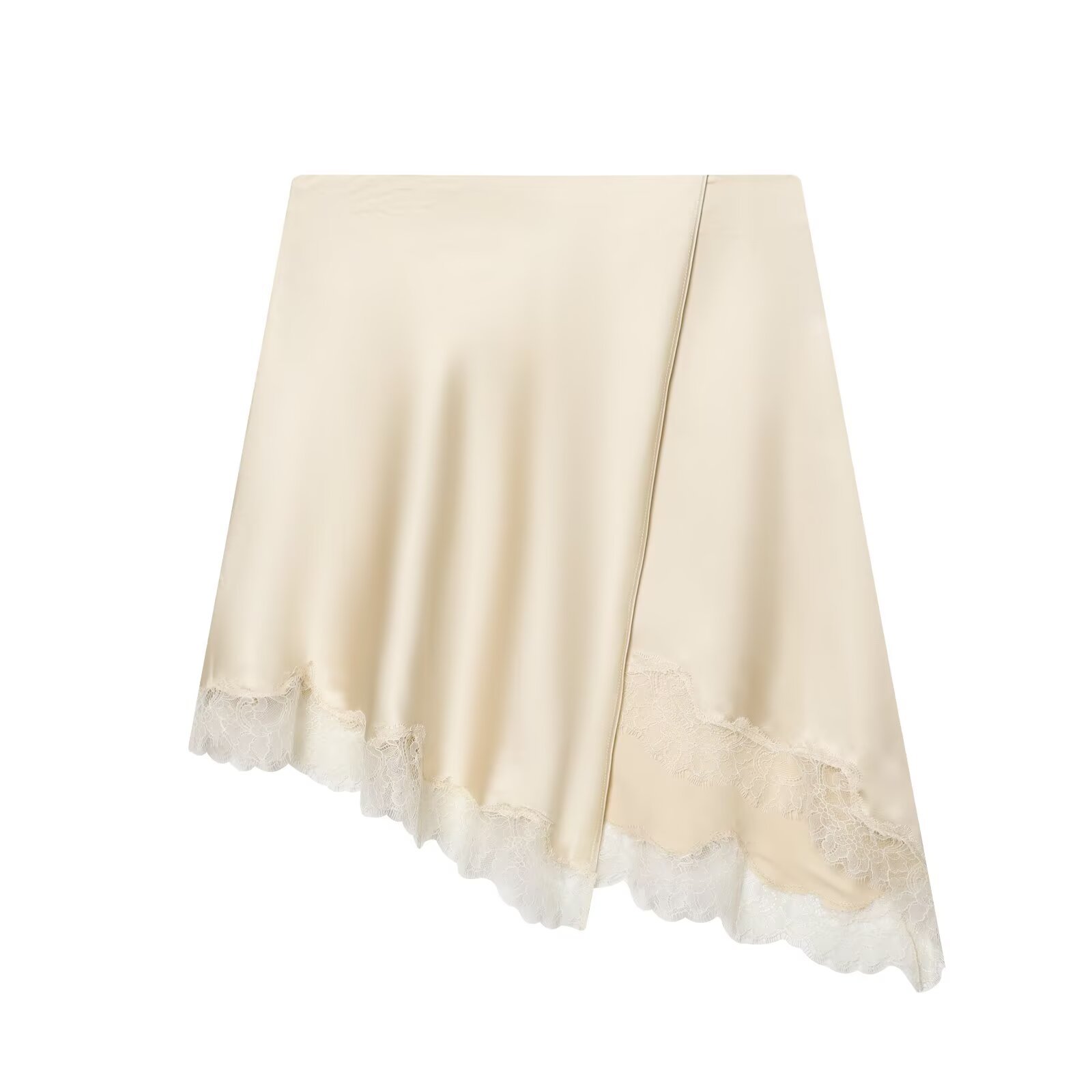 Women's Elegant Satin Lace Hem - Women Formal Wear With Skirt recensie en prijs