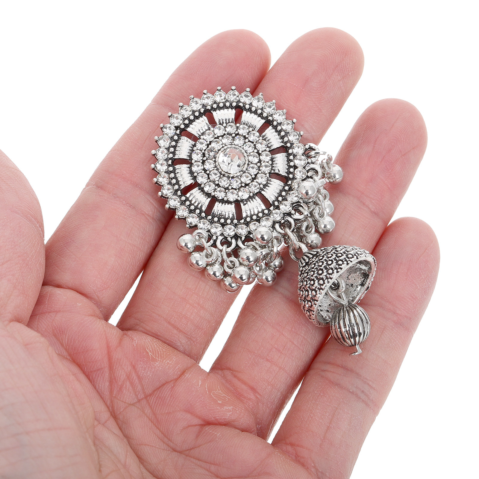 1Pair Oxidized Silver Boho Eth - Women Formal Wear Ethnic recensie en prijs