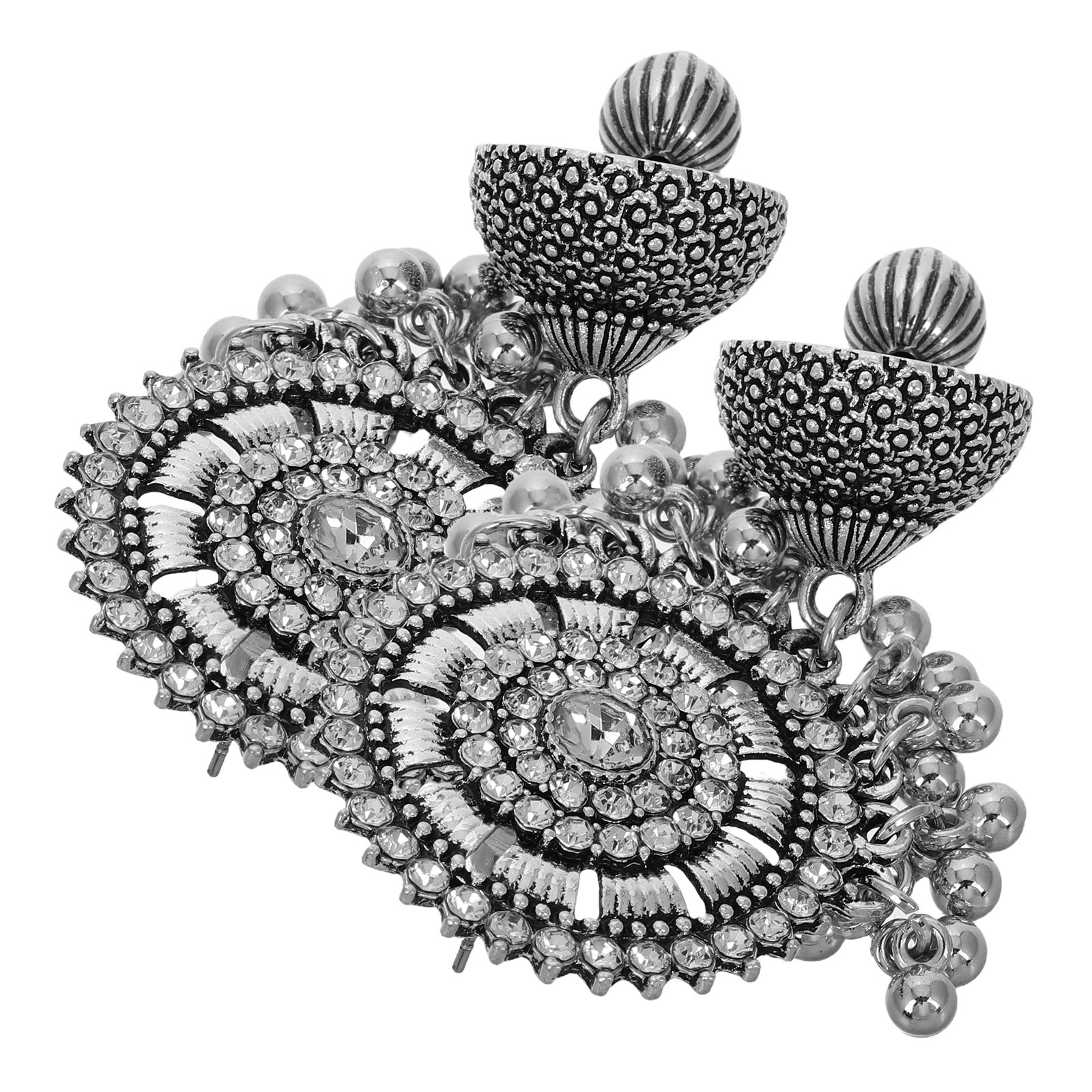 1Pair Oxidized Silver Boho Eth - Women Formal Wear Ethnic recensie en prijs