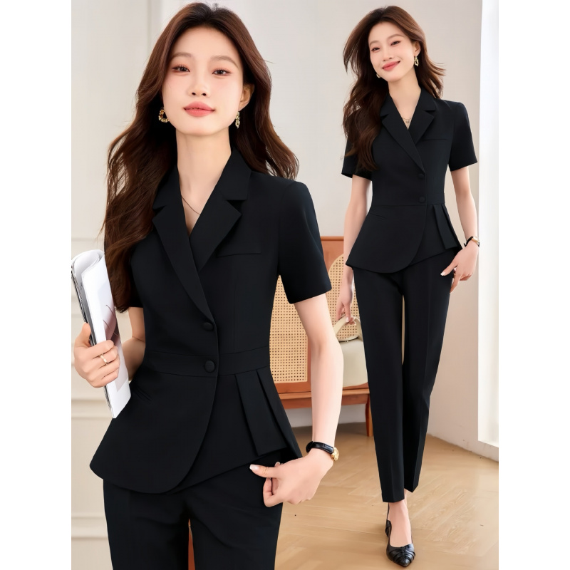 Navy blue women's thin profess - Women'S Formal Wear Pants Suit recensie en prijs